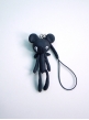 Reborn Bear Phone Strap(Black)